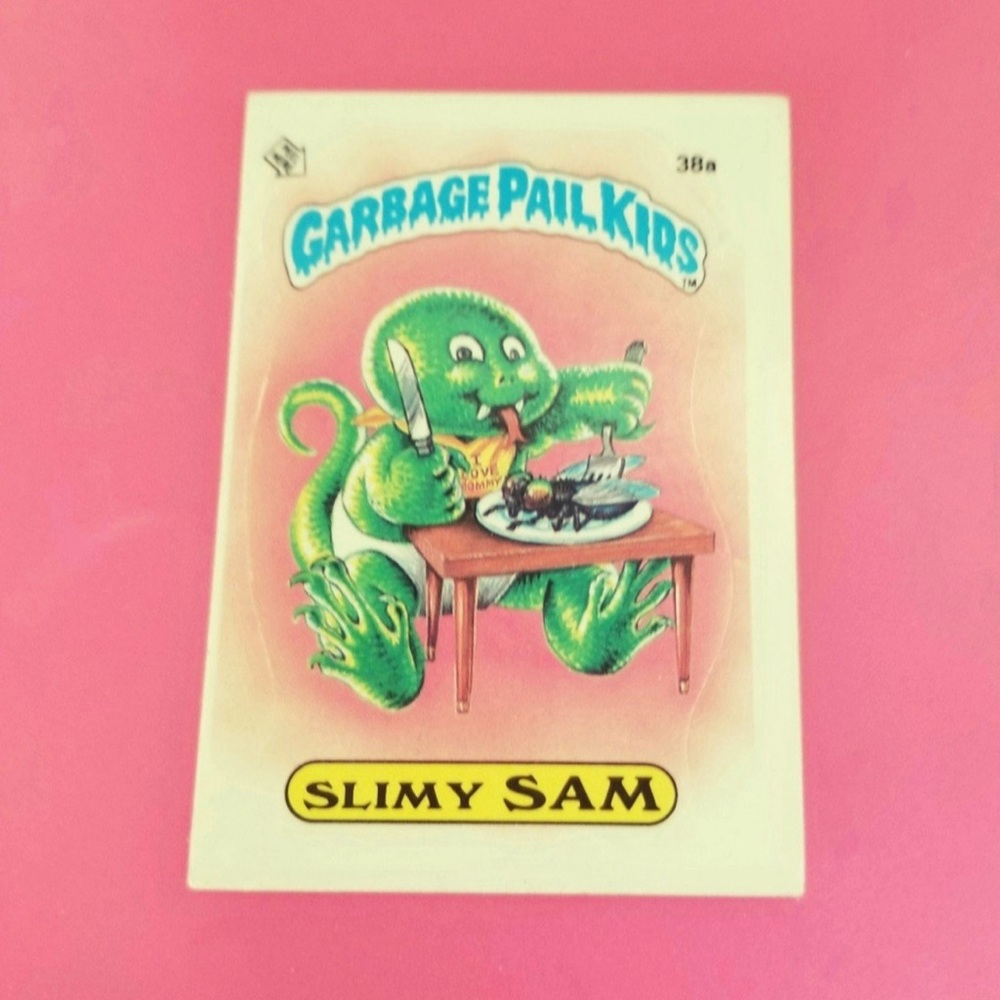 Garbage Pail Kids Slimy Sam Card